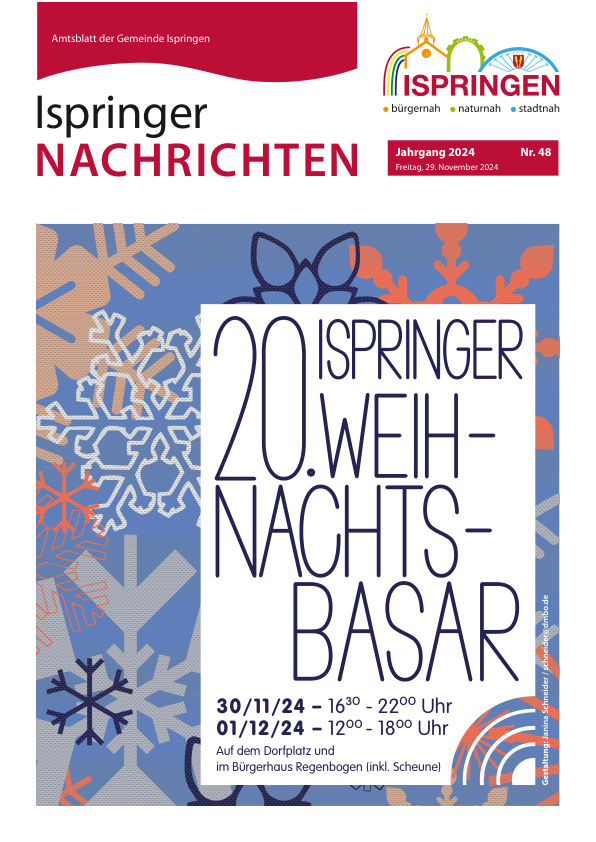 Mehr über den Artikel erfahren Ispringen KW 48