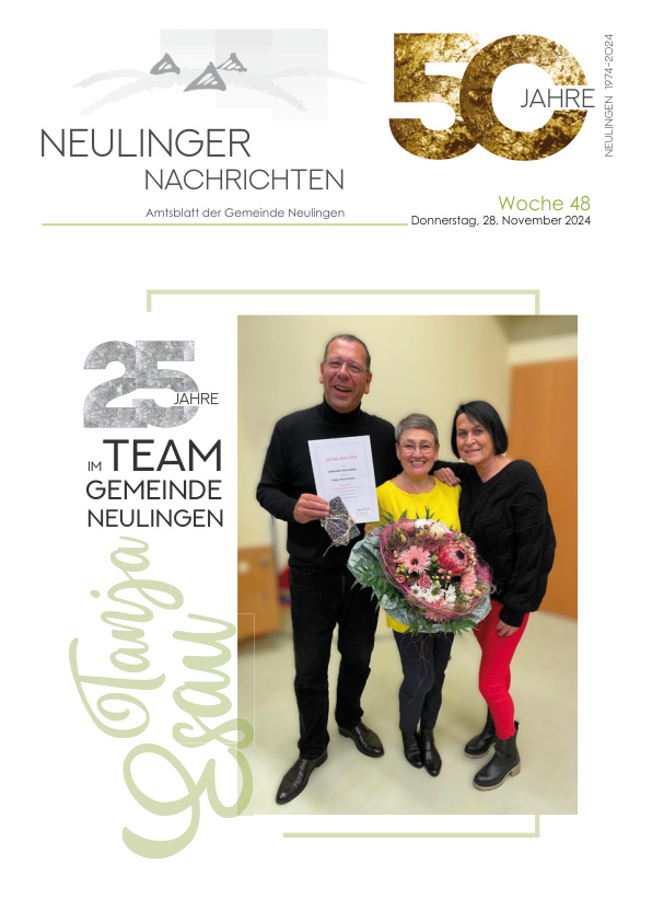 Mehr über den Artikel erfahren Neulingen KW 48