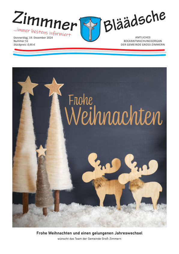 Mehr über den Artikel erfahren Groß-Zimmern KW 51