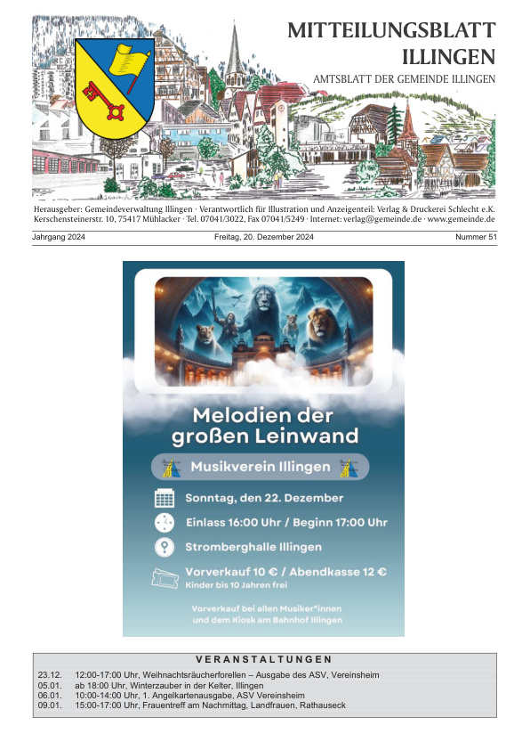 Mehr über den Artikel erfahren Illingen KW 51
