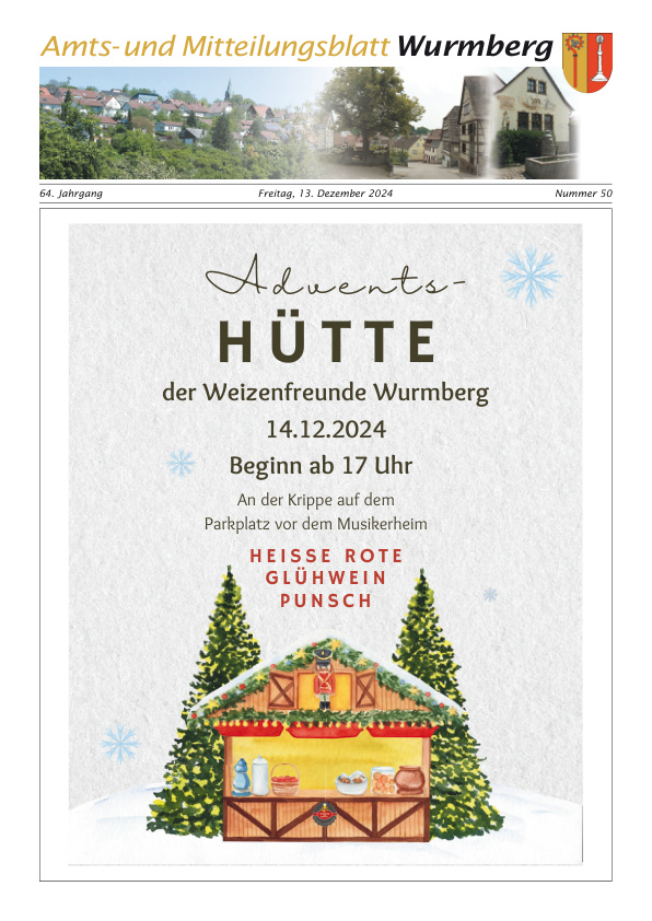 Mehr über den Artikel erfahren Wurmberg KW 50