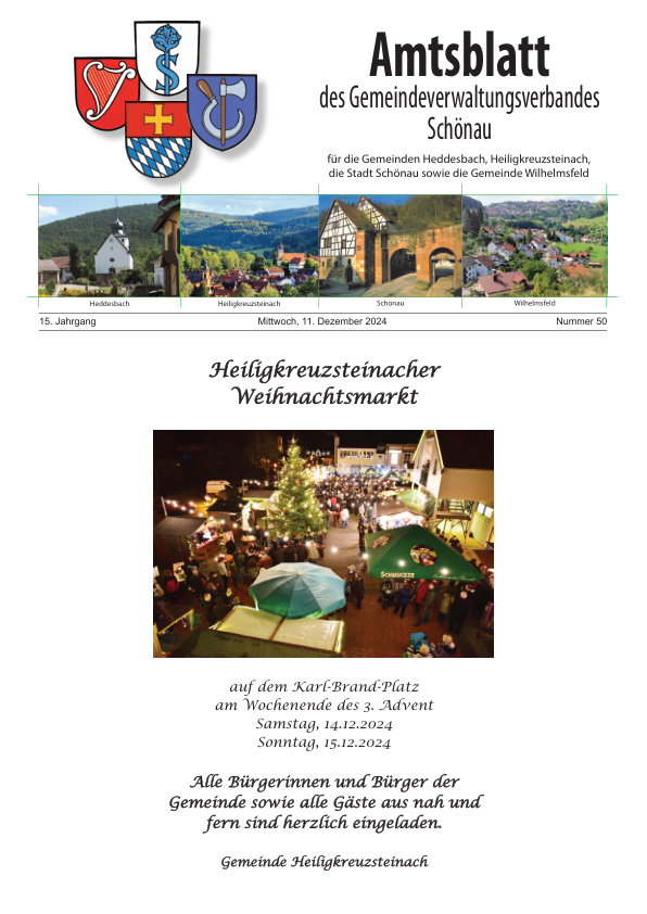 Mehr über den Artikel erfahren GVV Schönau KW 50