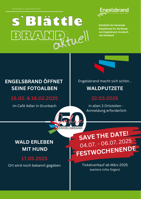 Mehr über den Artikel erfahren Engelsbrand KW 4
