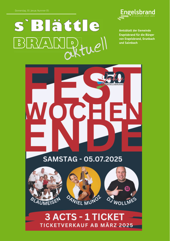 Mehr über den Artikel erfahren Engelsbrand KW 5