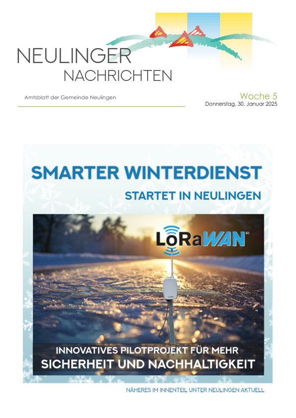 Mehr über den Artikel erfahren Neulingen KW 5