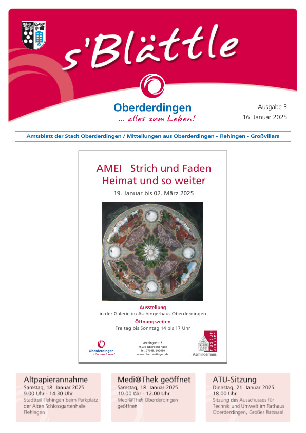 Mehr über den Artikel erfahren Oberderdingen KW 3