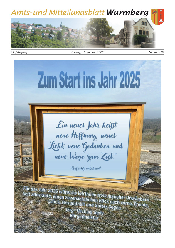 Mehr über den Artikel erfahren Wurmberg KW 2