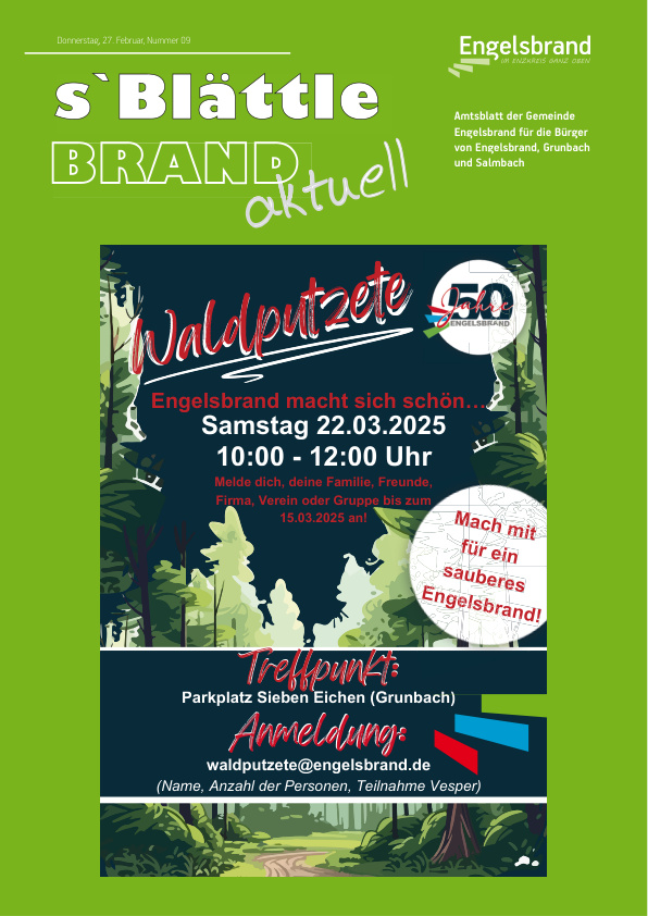 Mehr über den Artikel erfahren Engelsbrand KW 9