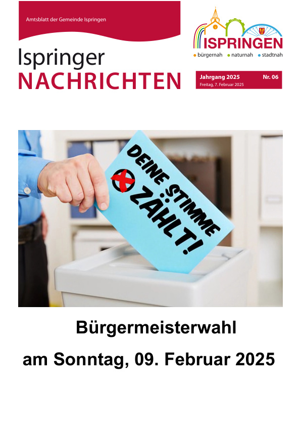 Mehr über den Artikel erfahren Ispringen KW 6