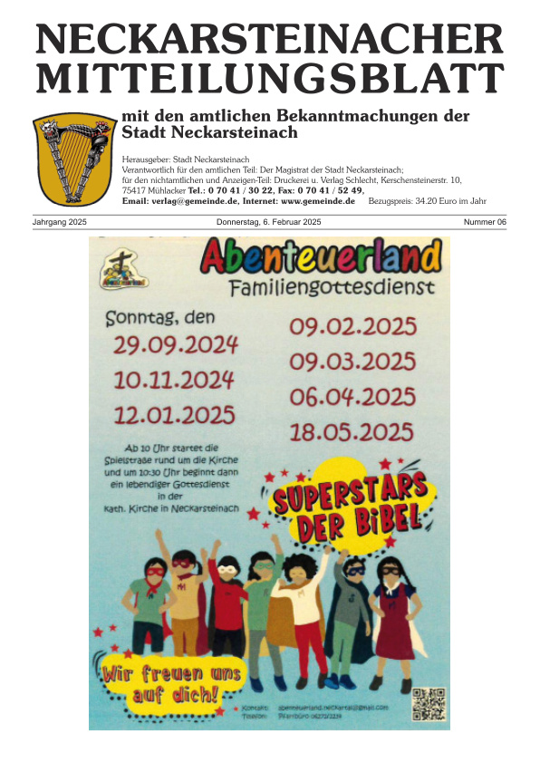 Mehr über den Artikel erfahren Neckarsteinach KW 6
