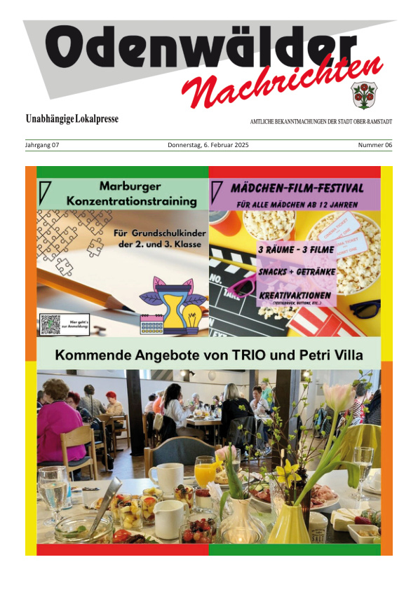 Mehr über den Artikel erfahren Ober-Ramstadt KW 6