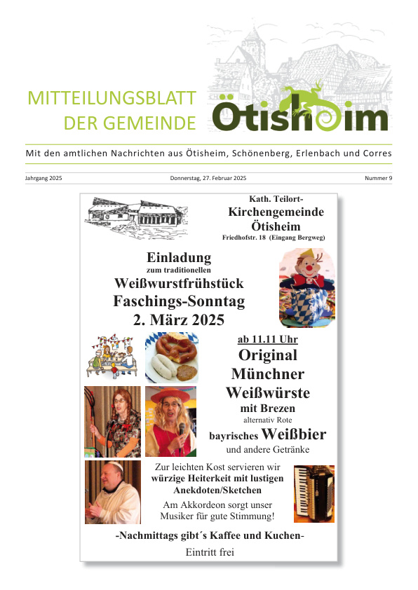 Mehr über den Artikel erfahren Ötisheim KW 9