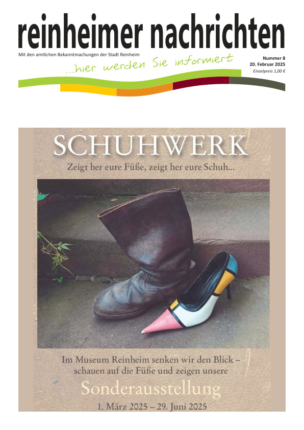Mehr über den Artikel erfahren Reinheim KW 8
