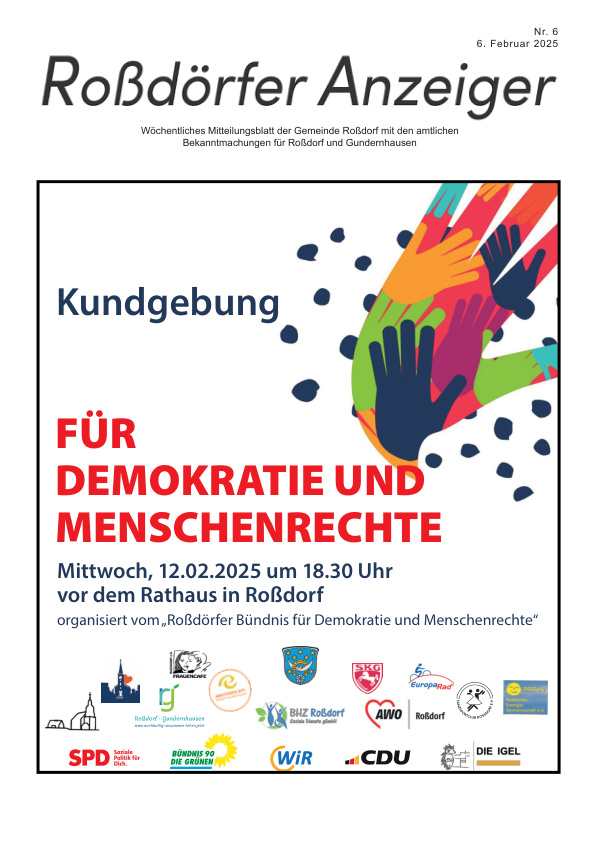 Mehr über den Artikel erfahren Roßdorf KW 6