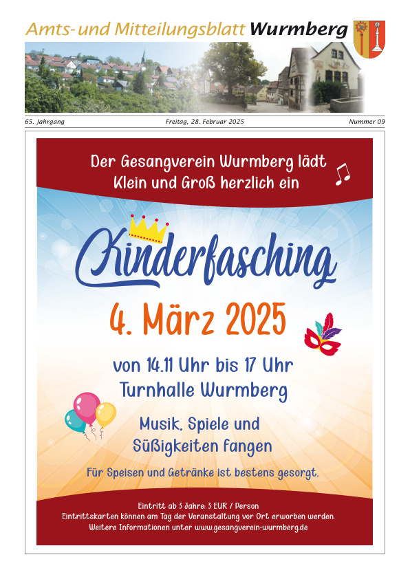 Mehr über den Artikel erfahren Wurmberg KW 9