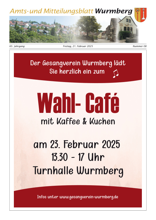 Mehr über den Artikel erfahren Wurmberg KW 8
