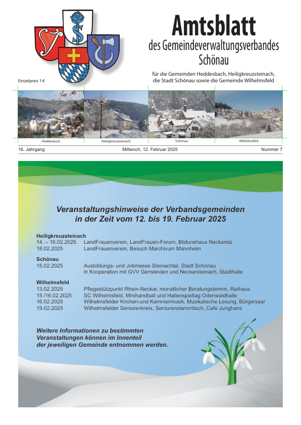 Mehr über den Artikel erfahren GVV Schönau KW 7