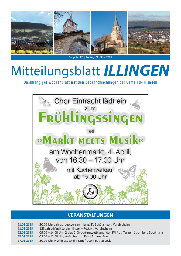 Mehr über den Artikel erfahren Illingen KW 12