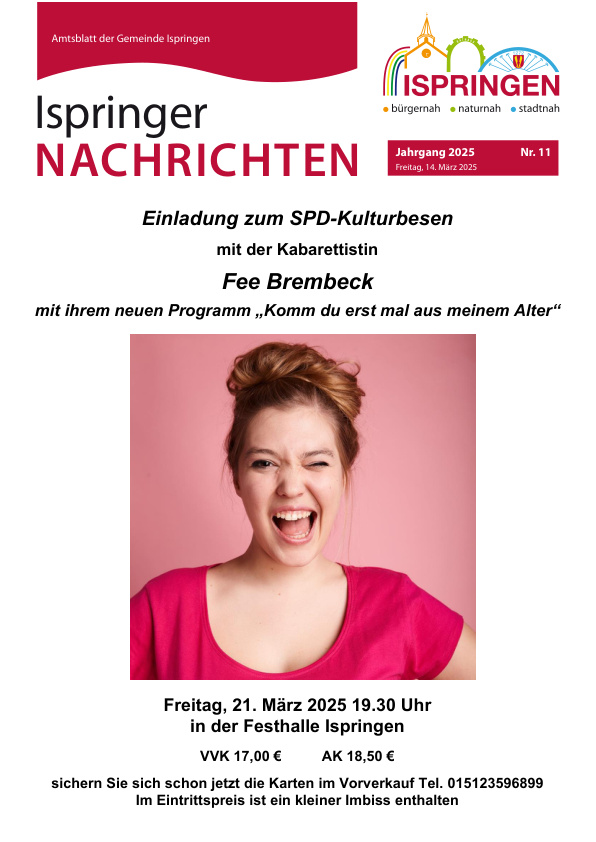 Mehr über den Artikel erfahren Ispringen KW 11