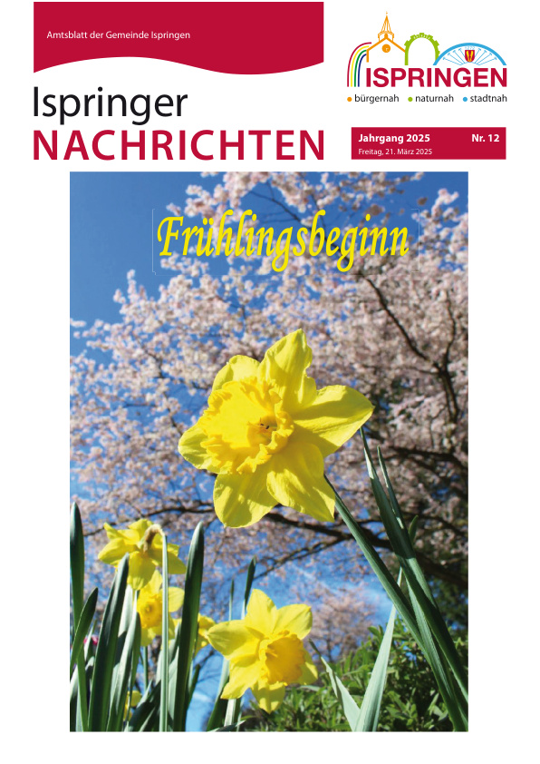Mehr über den Artikel erfahren Ispringen KW 12