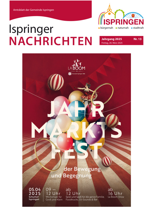 Mehr über den Artikel erfahren Ispringen KW 13