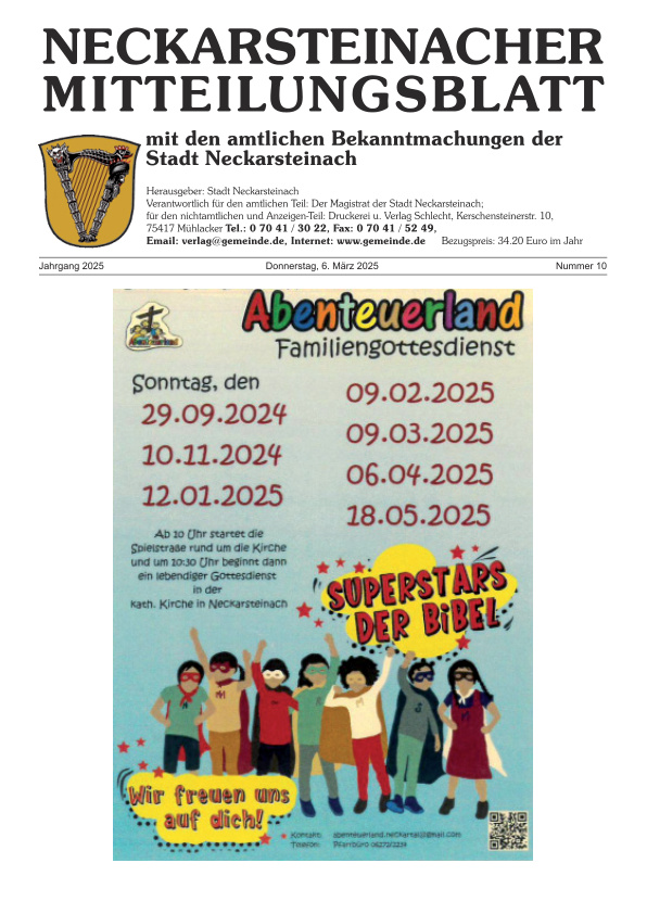 Mehr über den Artikel erfahren Neckarsteinach KW 10