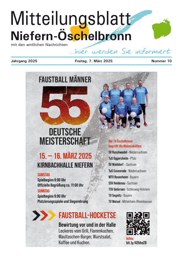 Mehr über den Artikel erfahren Niefern-Öschelbronn KW 10