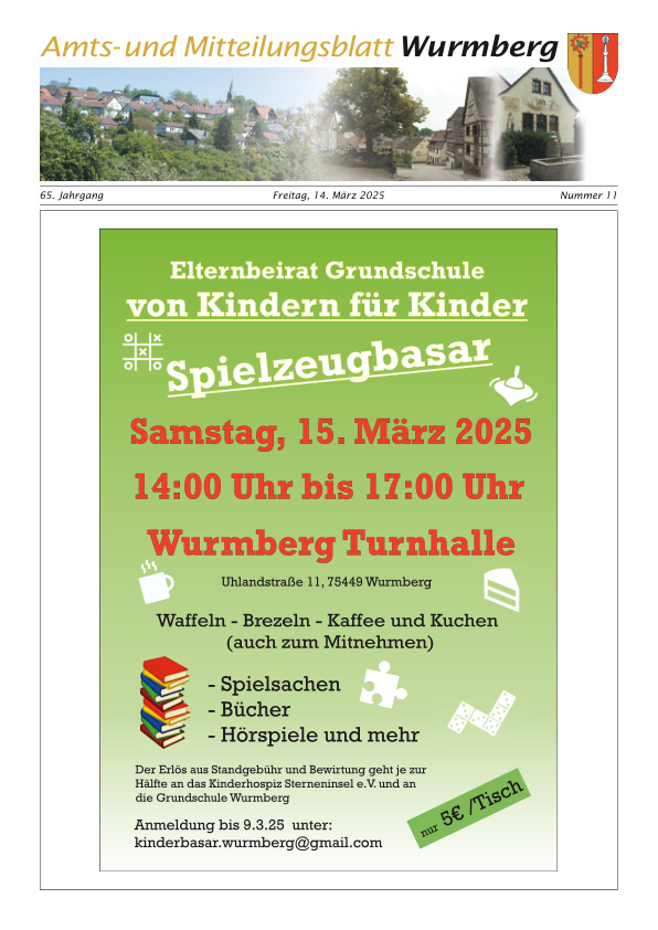 Mehr über den Artikel erfahren Wurmberg KW 11