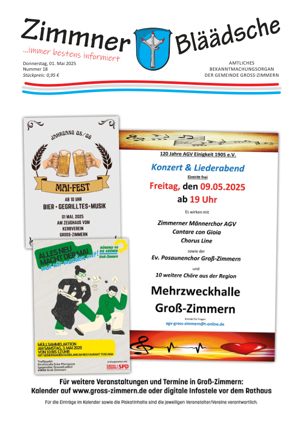 Mehr über den Artikel erfahren Groß-Zimmern KW 18