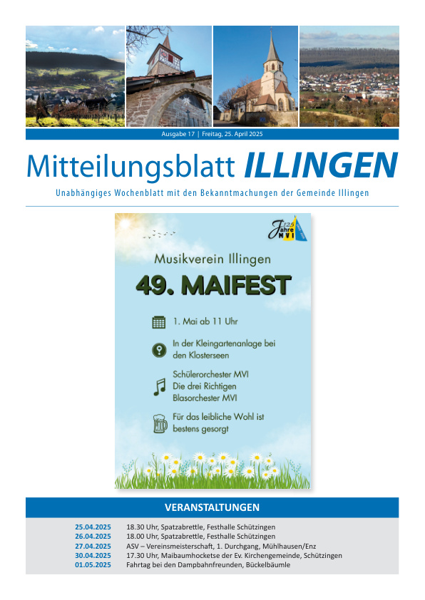 Mehr über den Artikel erfahren Illingen KW 17