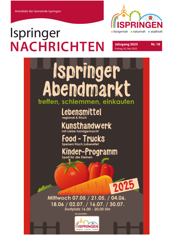 Mehr über den Artikel erfahren Ispringen KW 18