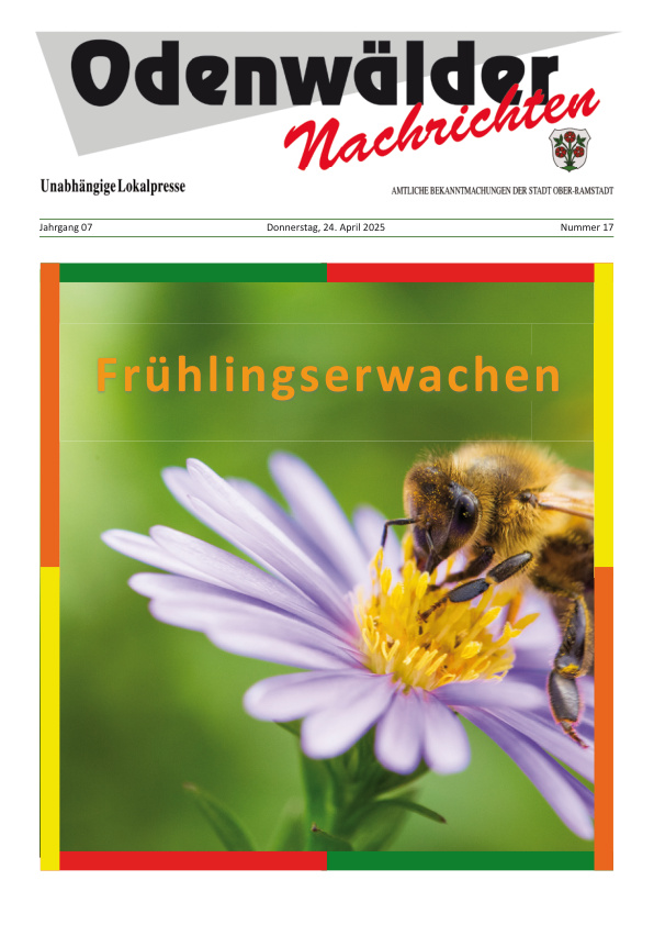 Mehr über den Artikel erfahren Ober-Ramstadt KW 17