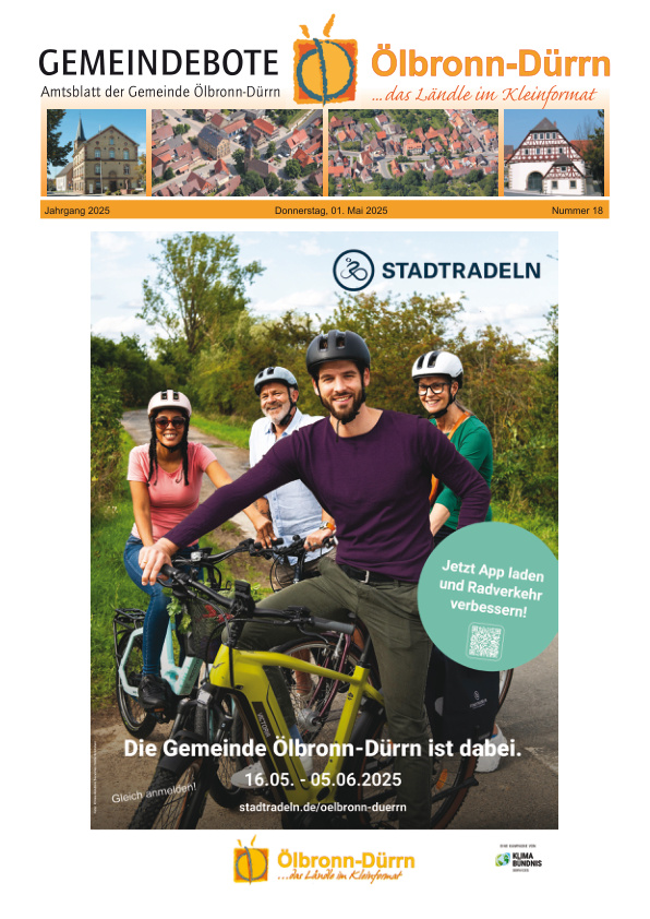 Mehr über den Artikel erfahren Ölbronn-Dürrn KW 18