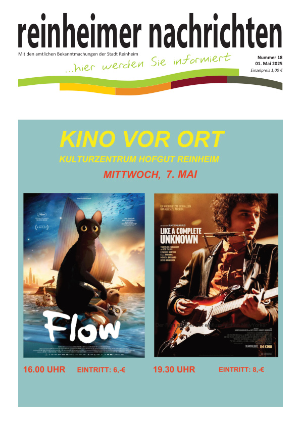 Mehr über den Artikel erfahren Reinheim KW 18