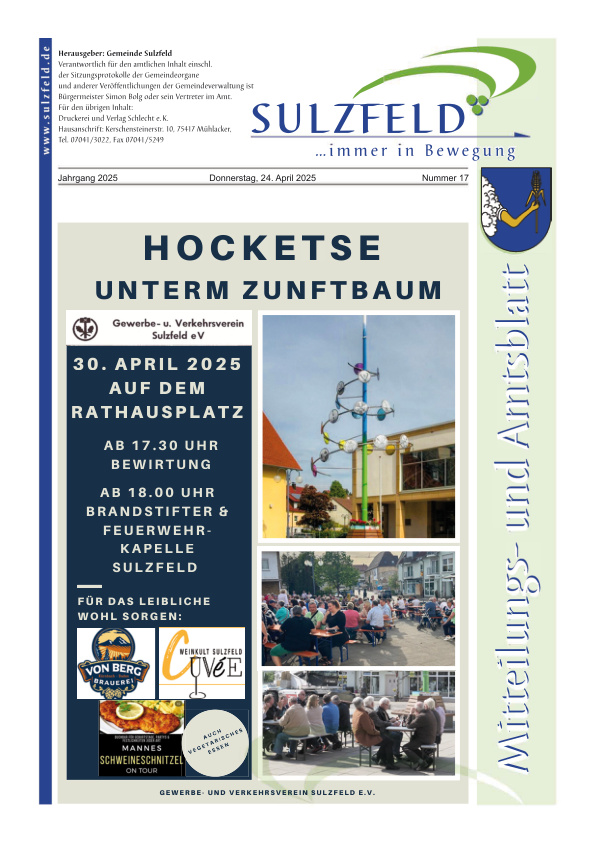 Mehr über den Artikel erfahren Sulzfeld KW 17