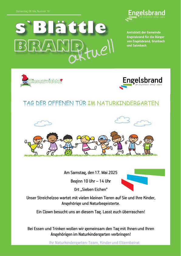 Mehr über den Artikel erfahren Engelsbrand KW 19