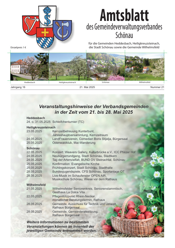 Mehr über den Artikel erfahren GVV Schönau KW 21
