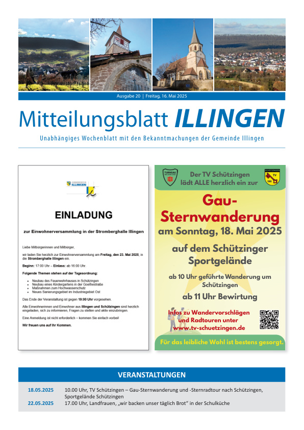 Mehr über den Artikel erfahren Illingen KW 20
