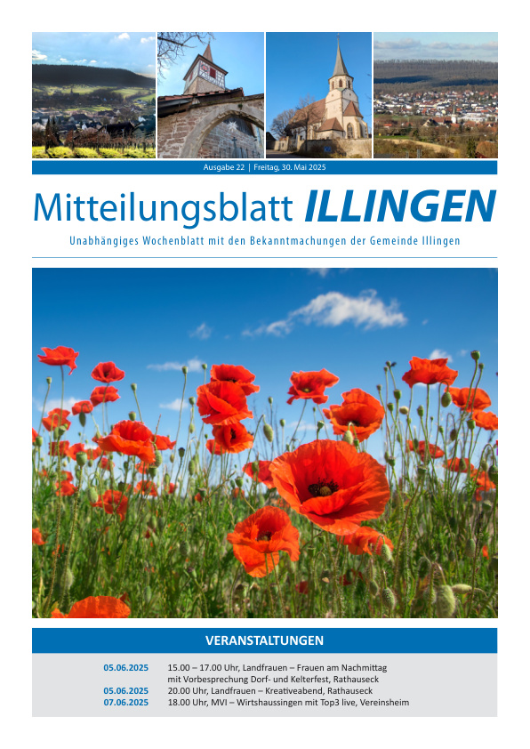 Mehr über den Artikel erfahren Illingen KW 22