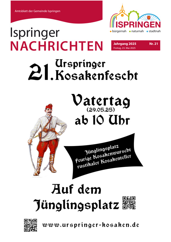 Mehr über den Artikel erfahren Ispringen KW 21