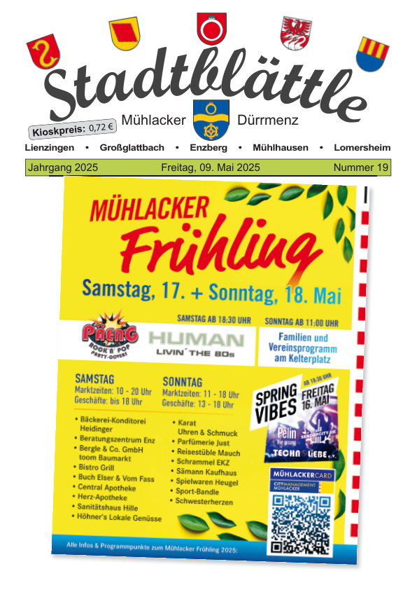 Mehr über den Artikel erfahren Mühlacker KW 19