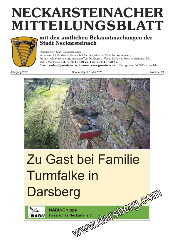 Mehr über den Artikel erfahren Neckarsteinach KW 21