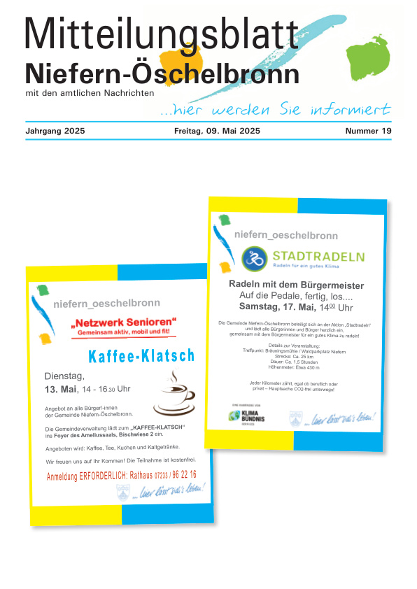 Mehr über den Artikel erfahren Niefern-Öschelbronn KW 19