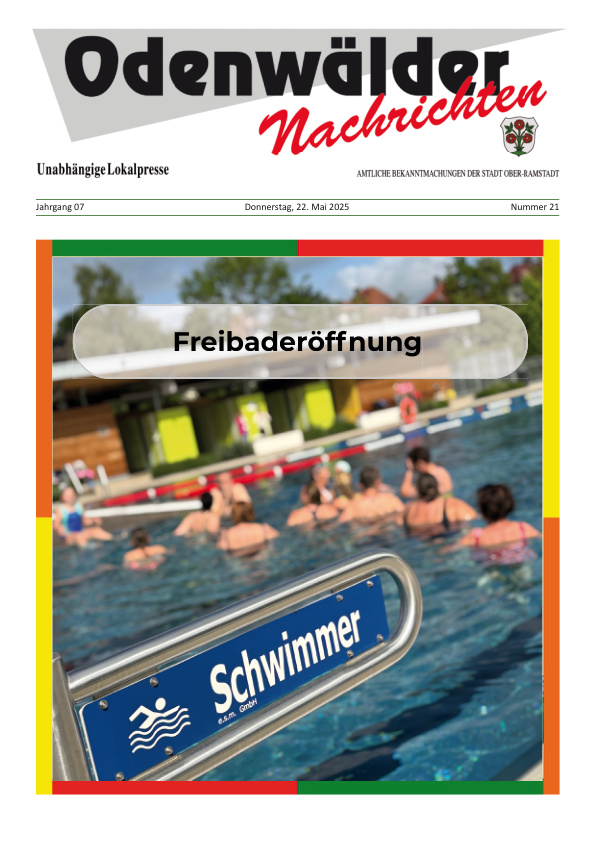 Mehr über den Artikel erfahren Ober-Ramstadt KW 21