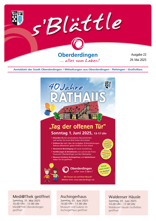 Mehr über den Artikel erfahren Oberderdingen KW 22