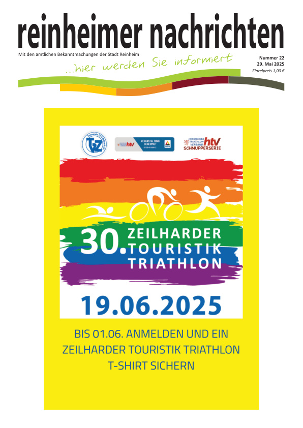 Mehr über den Artikel erfahren Reinheim KW 22