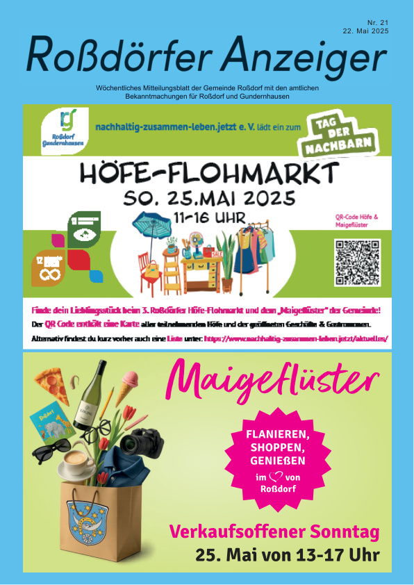 Mehr über den Artikel erfahren Roßdorf KW 21