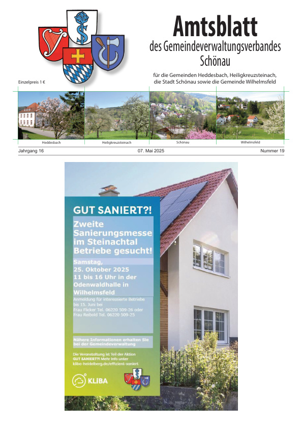 Mehr über den Artikel erfahren GVV Schönau KW 19