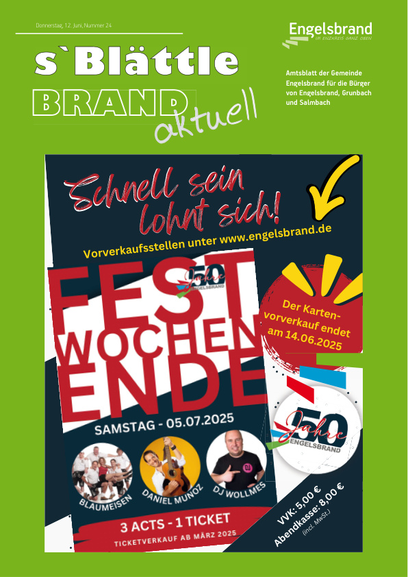 Mehr über den Artikel erfahren Engelsbrand KW 24