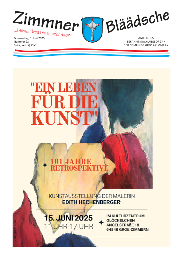 Mehr über den Artikel erfahren Groß-Zimmern KW 23